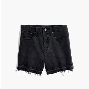 Madewell High Rise Shorts Drop Hem
